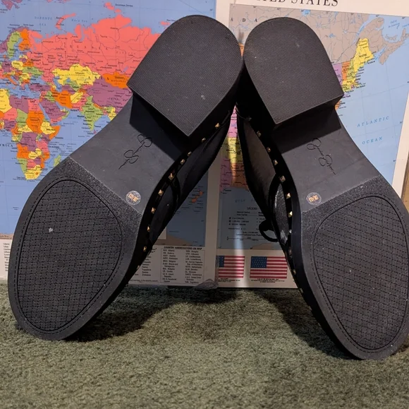 Jessica Simpson Black Patent Leather Loafers - Picture 4 of 4